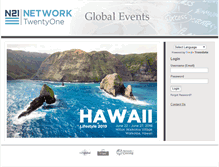 Tablet Screenshot of n21events.com